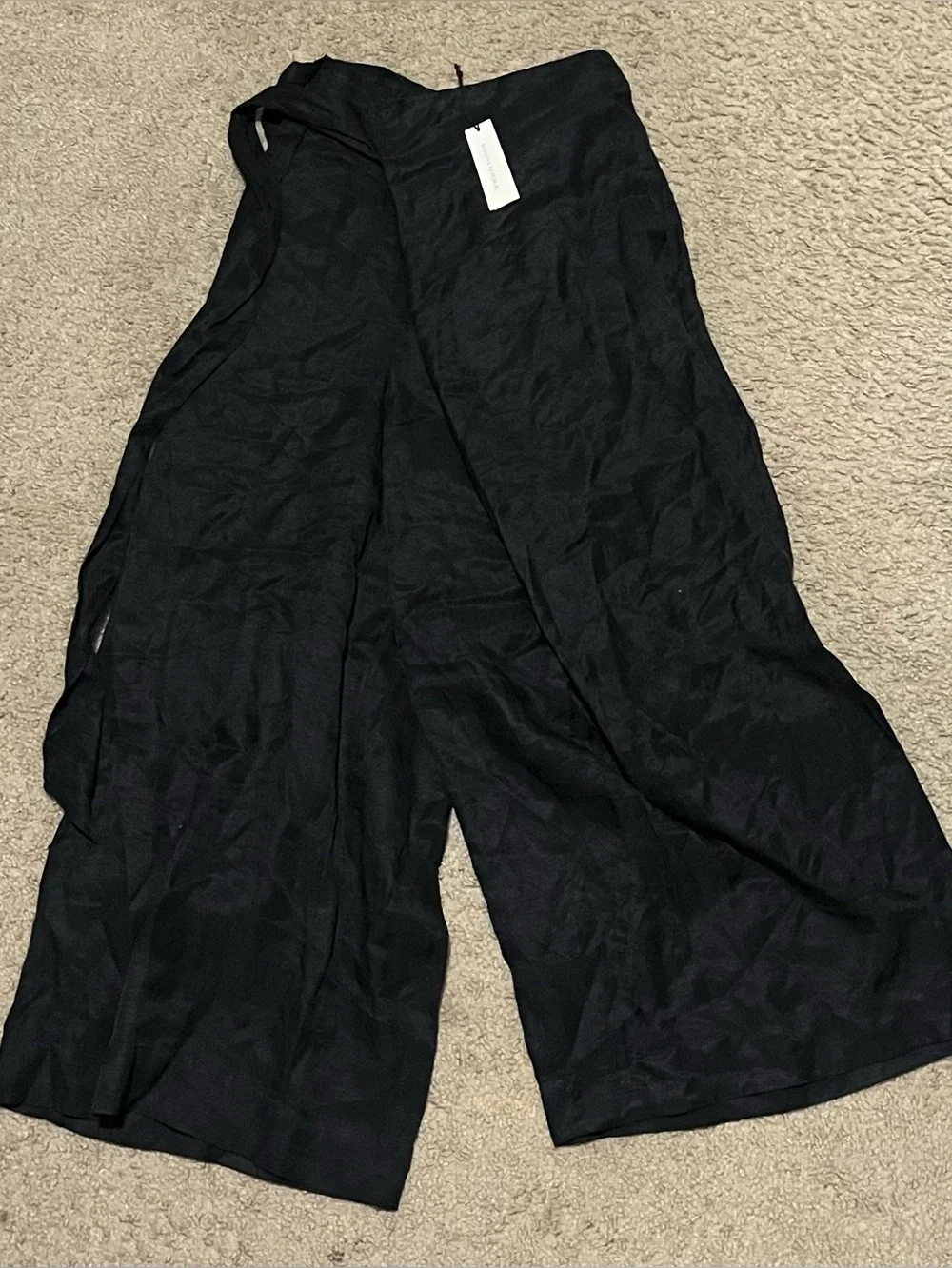 BANANA REPUBLIC VISCOSE-LINEN PALAZZO PANT